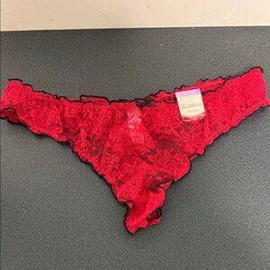 Secret Treasures Red Lace Panties